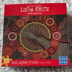 Linda Smith Snake Dreaming Mini Jigsaw Puzzle. 100 pieces. Never Opened, NEOT